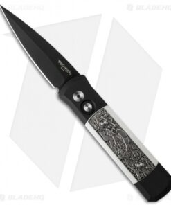 Pro-Tech Godson Steampunk Automatic Knife (3.15" Black) 7SP-2