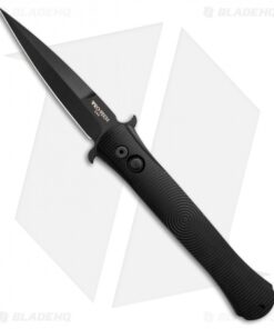 Pro-Tech Large Don Automatic Knife 3D Ring Pattern (4.5" Black) 1926
