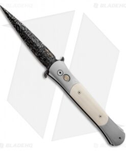 Pro-Tech Large Don Automatic Knife Steel Custom Ivory (4.5" Damascus)