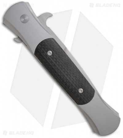 Pro-Tech Large Don Steel Automatic Knife Carbon Fiber (4.5" Satin) 1911 - Image 2