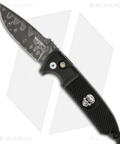 Pro-Tech Les George Rockeye Skull Automatic Knife (3.375" Damascus)