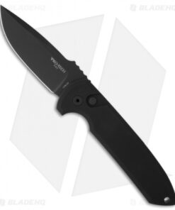 Protech Les George Rockeye Automatic Knife (3.375" Black)