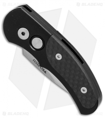 Pro-Tech Runt J4 Automatic Knife Black / Carbon Fiber (1.94" Satin) 4404 - Image 3