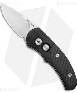Pro-Tech Runt J4 Automatic Knife Black / Carbon Fiber (1.94" Satin) 4404