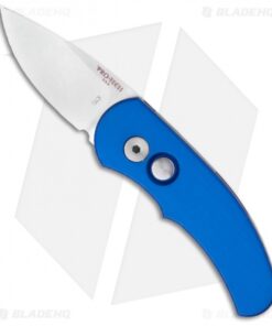 Pro-Tech Runt J4 Automatic Knife Blue Handle (1.94" Satin) 4412