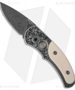 Pro-Tech Runt J4 Ultimate Custom Steel Automatic Knife w/ Ivory (1.94" Damascus)