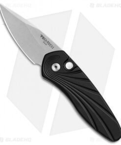 Pro-Tech Sprint Black Automatic Knife 3D Wave (1.95" Stonewash) 2936