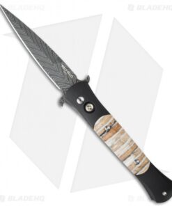 Pro-Tech The Don Automatic Knife Mastodon Tooth (3.5" Damascus) 1701-MT