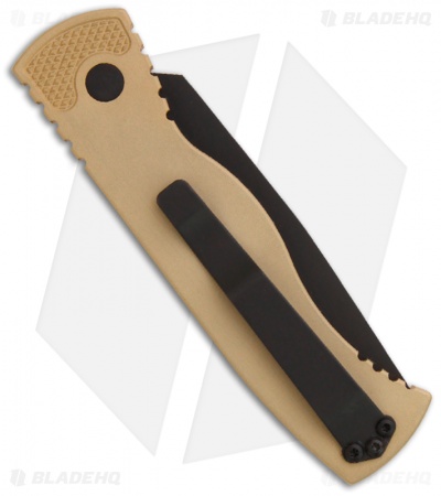 Pro-Tech TR-1.31 Tactical Response Automatic Tanto Knife (Black PLN) - Image 2