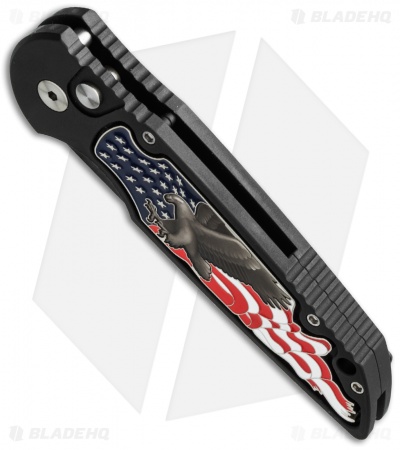 Pro-Tech TR-3 Shaw Eagle Automatic Knife (3.5" Black) - Image 2