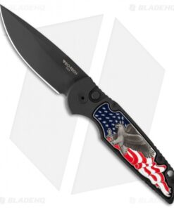 Pro-Tech TR-3 Shaw Eagle Automatic Knife (3.5" Black)