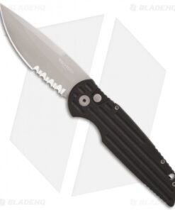 Pro-Tech Tactical Response III Black TR-3 PS w/ Grooves (3.5" Bead Blast Serr)