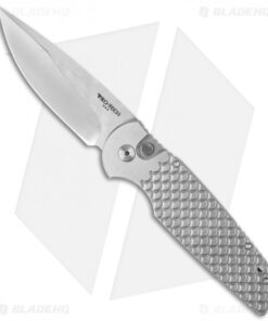 Pro-Tech TR-3 Steel Custom Automatic Knife Fish Scale (3.5" Polish)