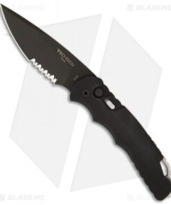 Pro-Tech TR-4.4 Tactical Response 4 Automatic Knife (4" Black Serr)