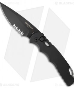 Pro-Tech TR-4.4 Tactical Response 4 Automatic Knife (4" Black Serr D2)