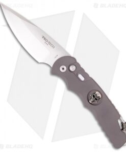 Pro-Tech Gray TR-4 Skull #3 Limited Edition Automatic Knife (4" Stonewash)