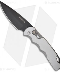 Pro-Tech Steel Custom TR-4 S2 Tactical Response 4 Automatic Knife (4" Black)