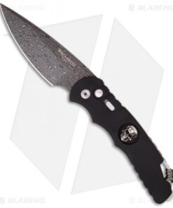 Pro-Tech Limited Skull #3 TR-4 Fireball Custom Automatic Knife (4" Damascus)