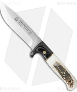 Puma IP Knives Wildmeister Hunting Fixed Blade Knife Stag Horn (4.75" Satin)