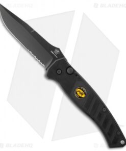 Randall King Tactical Large Swift Striker I Auto Knife (3.875" Black Serr)