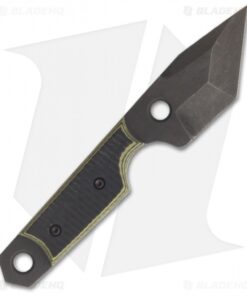 Sam Eddleman Tanto Dashi Neck Knife Stacked CF/G-10 Fixed Blade (2" Plain)