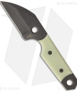 Sam Eddleman Wharncliffe Dashi Neck Knife Moon Glow Fixed Blade (2" Plain)