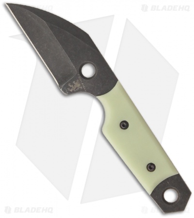 Sam Eddleman Wharncliffe Dashi Neck Knife Moon Glow Fixed Blade (2" Plain)