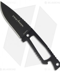 Schrade Extreme Survival Fixed Blade Neck Knife (3.1" Black) SCHF5N