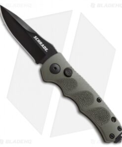 Schrade Mini Extreme Survival Automatic Knife Green (2.5" Black) SC60MOD
