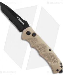 Schrade Extreme Survival Tanto Automatic Knife Tan (3.25" Black) SC60BRT