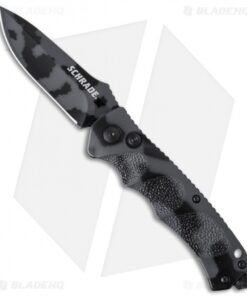 Schrade Extreme Survival Drop Point Automatic (3.25" Urban Camo) SC60C