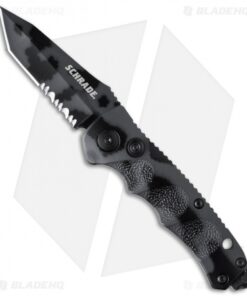 Schrade Mini Extreme Survival Tanto Automatic (2.5" Urban Camo Serr) SC60MCTS