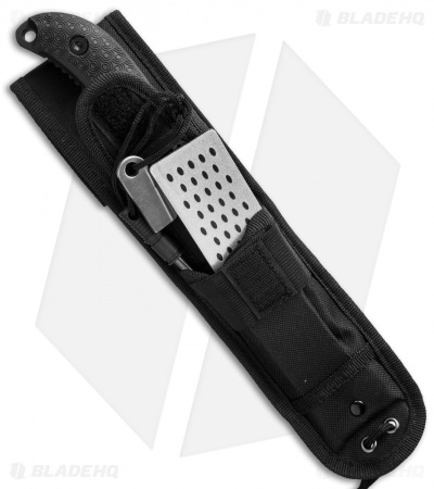 Schrade Extreme Survival Fixed Blade Knife Rubber (5" Black) SCHF36 - Image 2