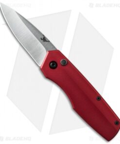 BrightShots Scorpion Automatic Knife Red Aluminum (2.75" Satin)