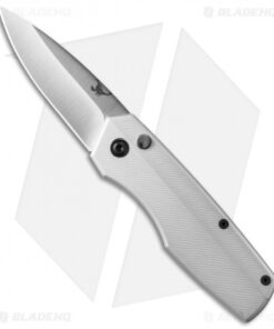 BrightShots Scorpion Automatic Knife Silver Aluminum (2.75" Satin)