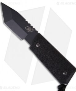 Scorpion Knives Tanto Tactical Fixed Blade Knife (3" Black Plain)