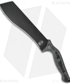 Sniper Bladeworks SOF Chopper Fixed Blade Micarta Green Sheath (9" Black)