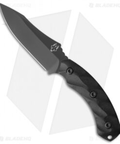 Southern Grind Jackal Fixed Blade Knife Black G-10 (4.75" Black)