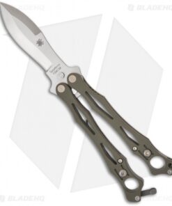 Spyderco SmallFly Foliage Green G10 Butterfly Knife Balisong Flipper B02GPFG