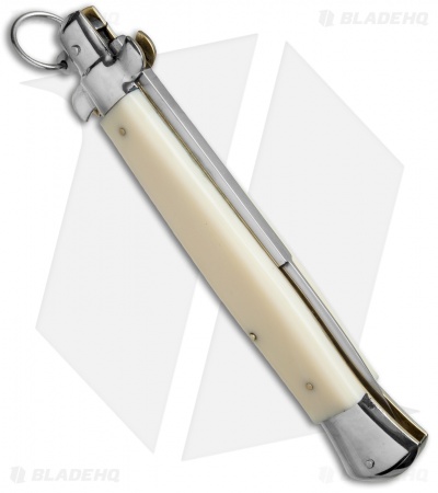 AGA Campolin 15" Ring Pull Automatic Italian Stiletto Sim Ivory (7" Satin Bayo) - Image 3