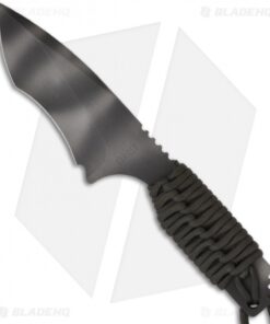 Strider EBDB Knife w/ OD Green Cord Wrap (4.12" Tiger Stripe Plain)