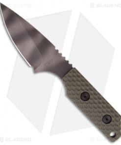 Strider SA Green GG Fixed Blade Knife Gunner Grip (3.25" Tiger Stripe)