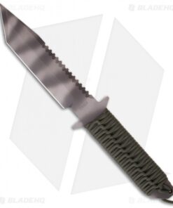 Strider BN Tanto Fixed Blade Knife w/ OD Cord (7.25" Tiger Stripe)