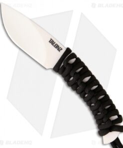 Talonz-1 Drop Point Neck Knife Ceramic Fixed Blade (2.5" White)