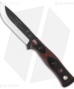 TOPS Knives BOB Brothers of Bushcraft Fieldcraft Knife Black/Red G-10 (4.625")