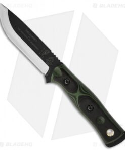 TOPS Knives BOB Brothers of Bushcraft Fieldcraft Knife Black/Green G-10 (4.625")