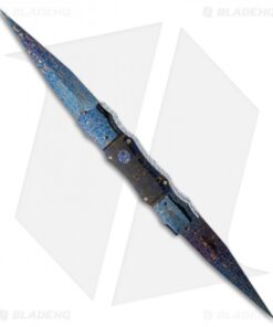 Rainy Vallotton Double-Ended Hell Razor Automatic Knife Damascus (2 Blades)