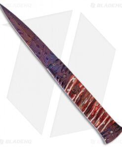 Rainy Vallotton Custom Vendetta Automatic Red Mammoth Molar (4.25" Damascus)