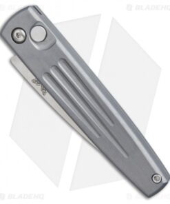 Alternative view of Vintage Benchmade 1000S Auto Spike Automatic Knife Pewter (3.6" Satin Serr)