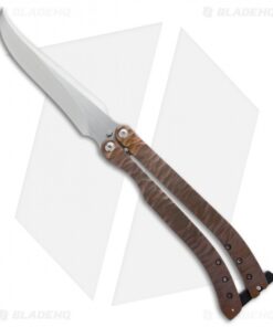 Reese Weiland Toxic Persian Balisong Butterfly Knife Anodized Carved Titanium